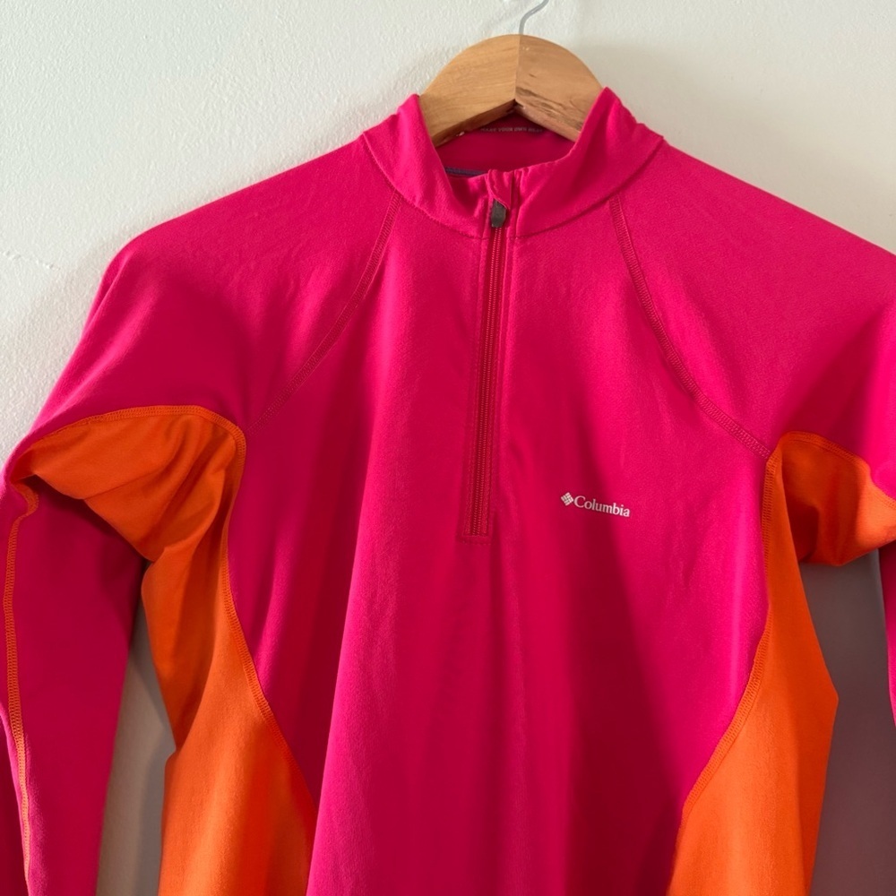 Columbia Vibrant Pink and Orange Pullover - Picture 5 of 11